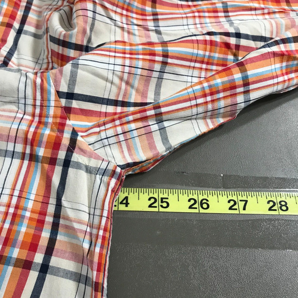 Dornbusch Shirt Men's Size L Plaid Long Sleeve Cotton Button Up Multicolor - Picture 4 of 9